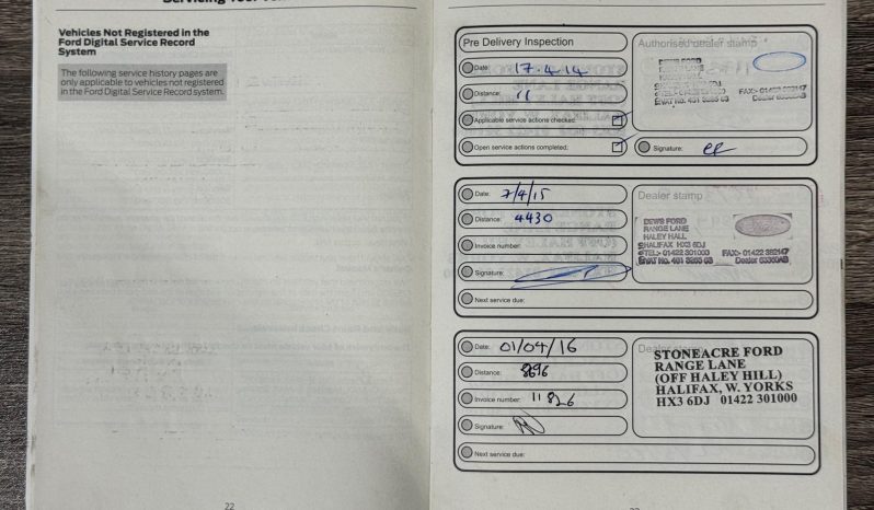 2014 Ford Fiesta 1.25 Zetec full