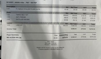 2016 Fiat 500 1.2 Pop 3dr full